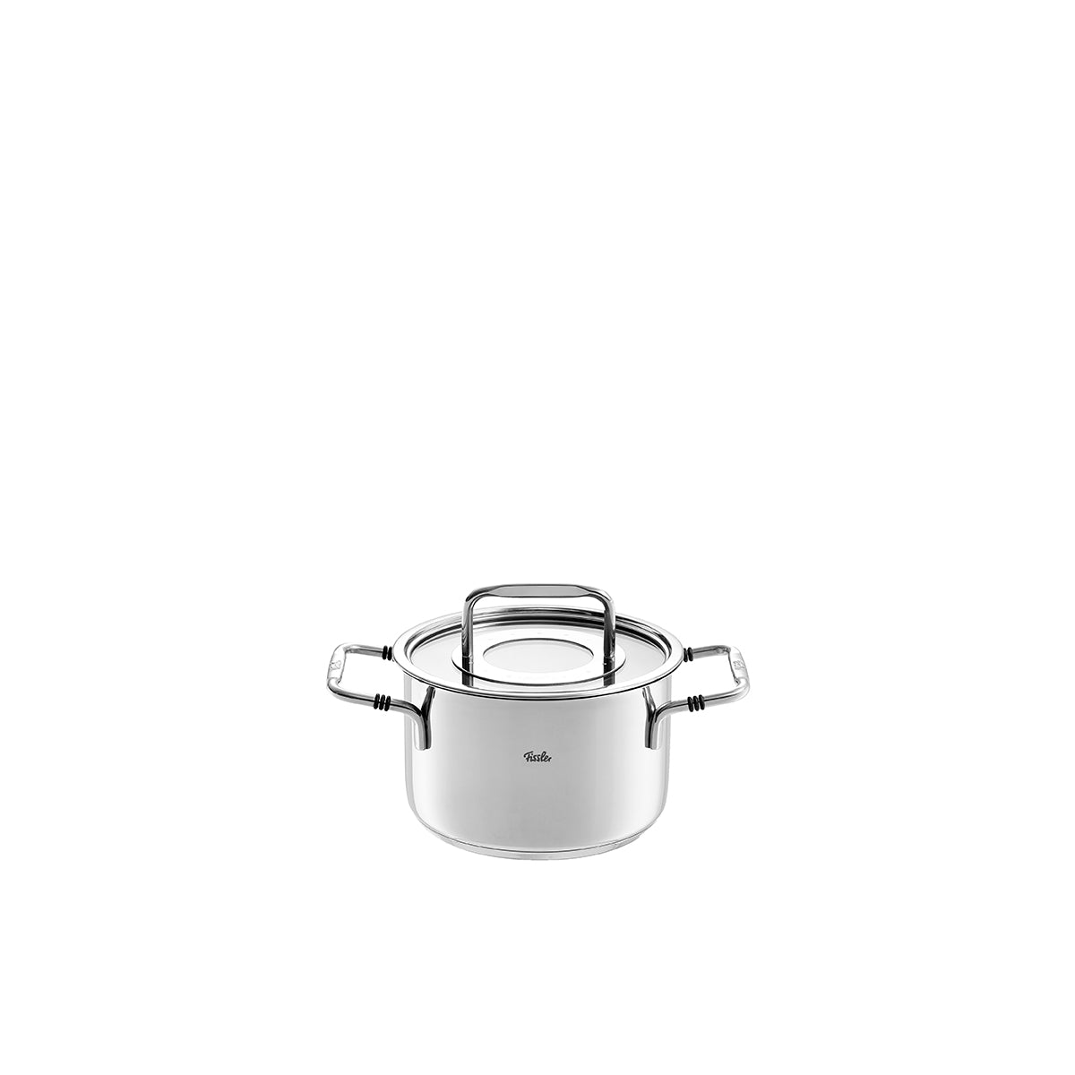 Fissler Bonn Kochtopf-Premium-Edelstahltopf mit Seitengriffen, Glasdeckel und superthermischem Boden. Hergestellt in Deutschland.