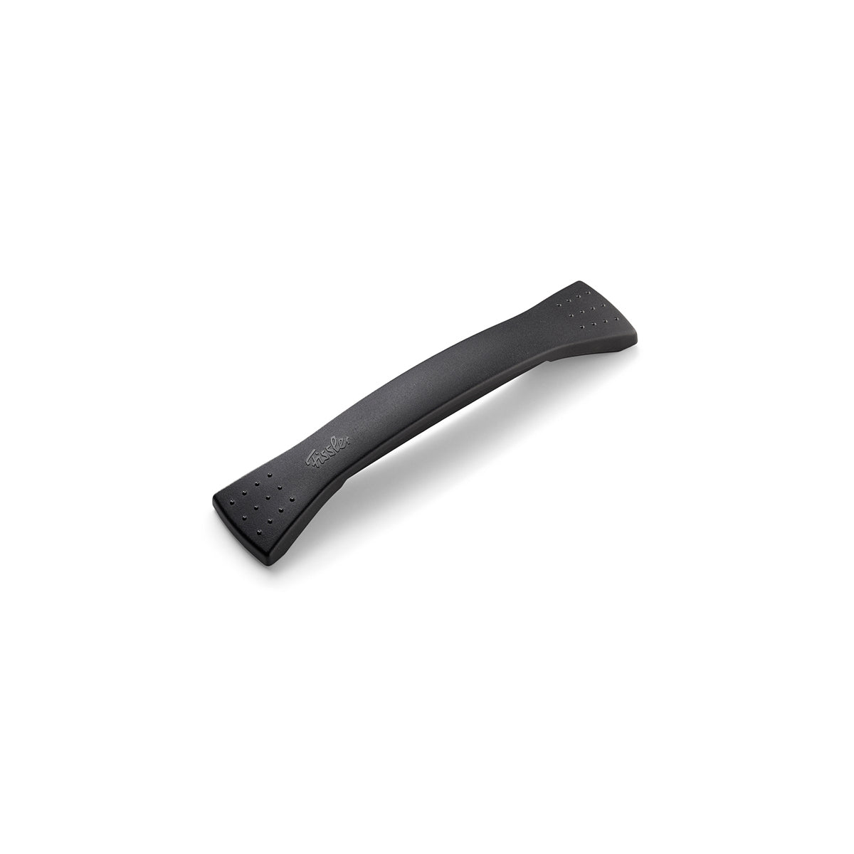 Fissler Magic Line black lid handle, 24 cm replacement handle with textured grip, precision-made in Germany, on a white background.