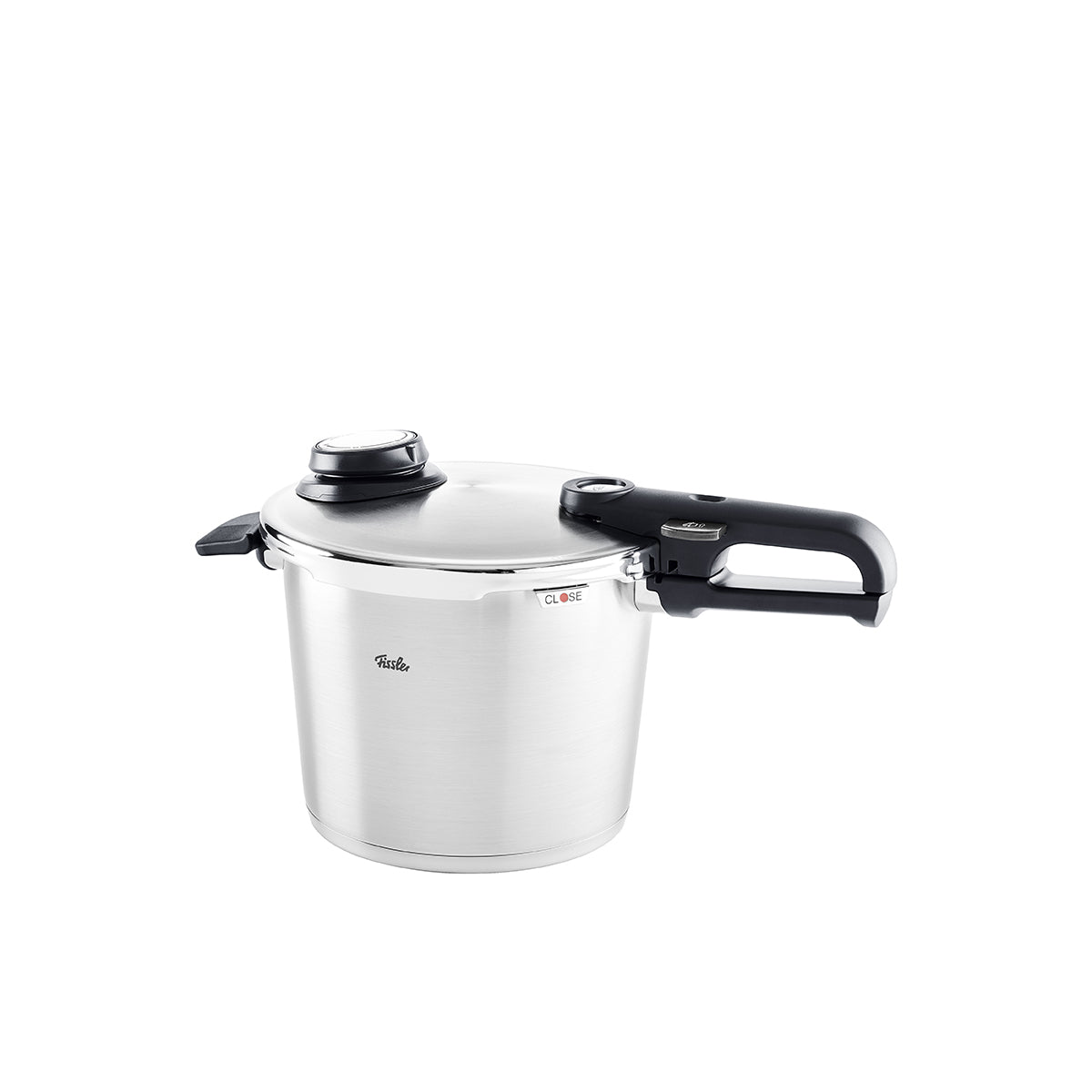 Experience German engineering at its finest with the Fissler Vitavit® Premium 2-piece set with SKT book pressure cooker, made from high-quality stainless steel for durability and perfect results. Modern design with a black handle and pressure regulator.