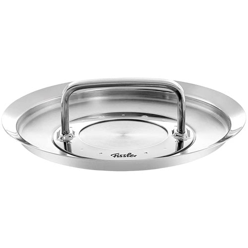 alt
Original-Profi Collection® Metal Lid 28 cm: shiny stainless steel, engraved handle, raised center - fits 28 cm pots perfectly.