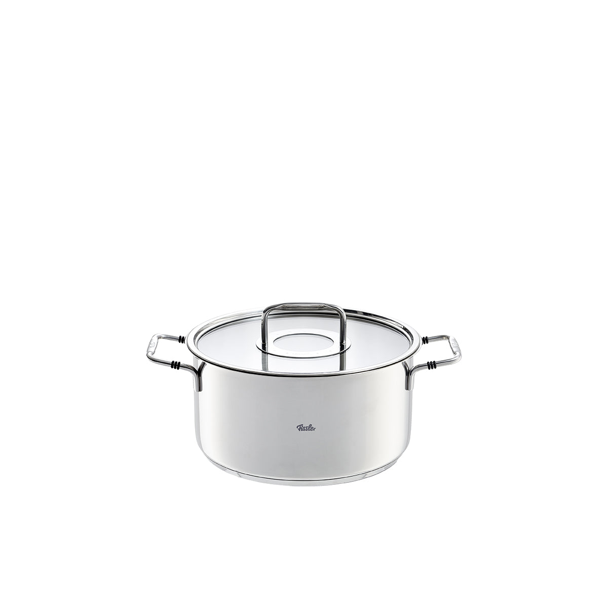 Fissler Bonn Kochtopf - präzisionsgefertigter Edelstahltopf mit Glasdeckel, superthermischer Boden. Zeitloses deutsches Design.
